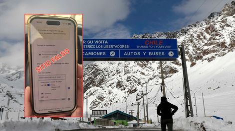 Alerta en el paso Cristo Redentor: denuncian un link falso para realizar el trámite aduanero.