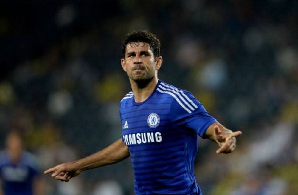 Diego Costa alcanzó al Kun Agüero
