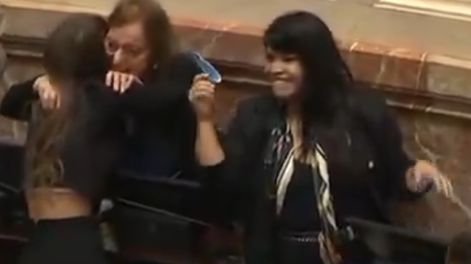 Ficha Limpia, en redes: el video del festejo kirchnerista, insultos a senadores misioneros y dardos al PRO