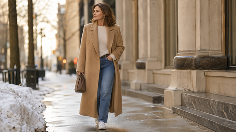 el sobretodo largo que todas las argentinas usaban en los 90 vuelve este invierno