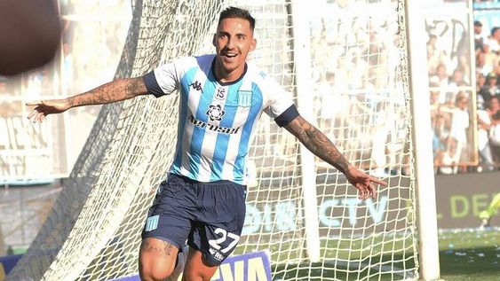 Javier Correa fue el héroe del Cilindro con la clasificación de Racing Club. / Gentileza.