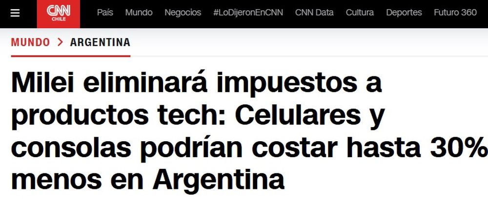 Preocupación en Chile por perder turistas argentinos tras rebajas de aranceles en tecnología