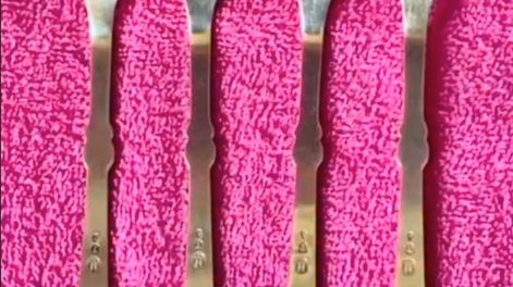 La ilusión óptica de los tenedores se volvió viral en TikTok.