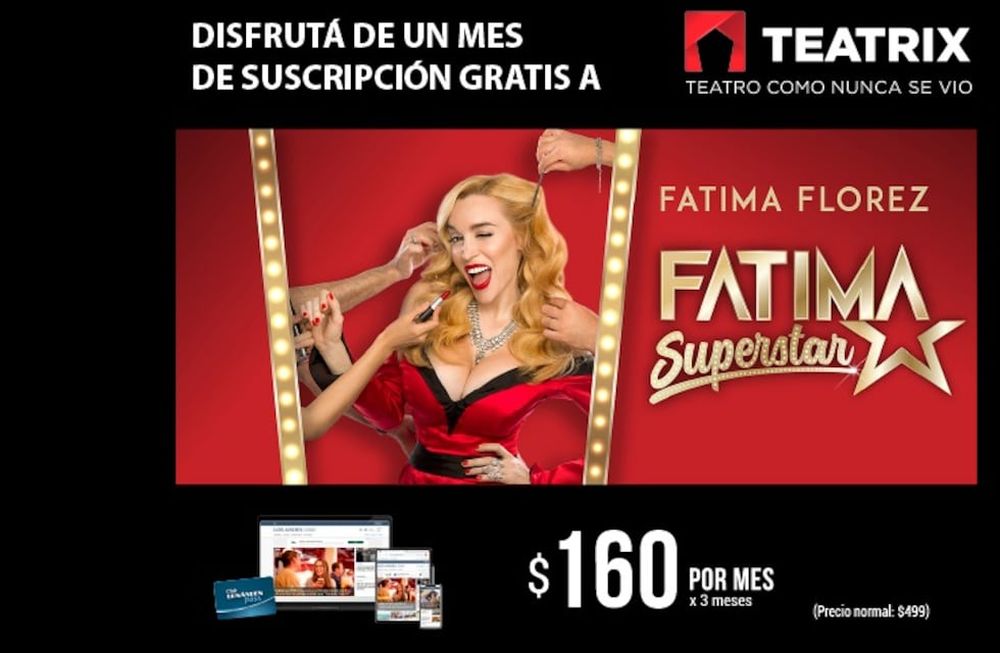 Disfrutá del mejor teatro desde tu sillón, por solo $160 mensuales