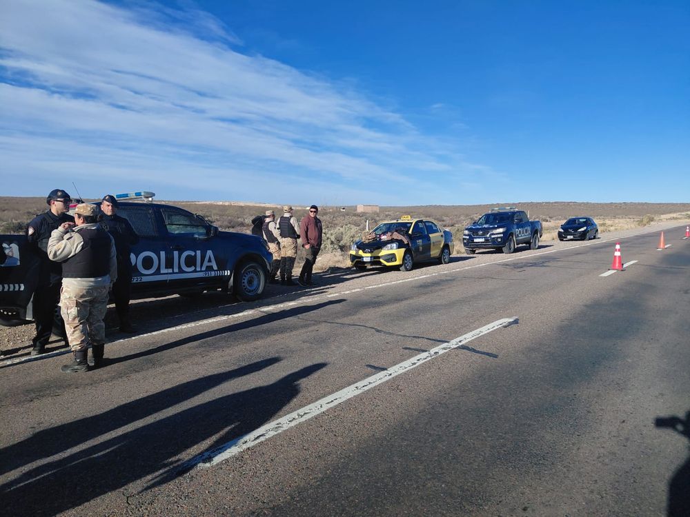 Los uniformados montaron un operativo cerrojo y lograron dar en Ruta 40 con la agresora.