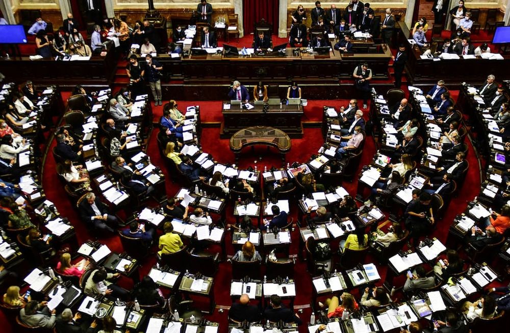 Sergio Massa durante la sesión en la cámara de Diputados por la Ley de eitquetado Foto Federico Lopez Claro