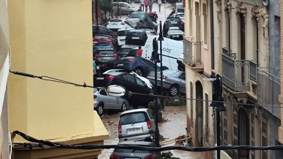 Un mendocino en la catastrófica DANA de Valencia: “Cuando llegó la alerta, ya teníamos el agua en la cintura”. Foto: Gentileza Hugo Mancini
