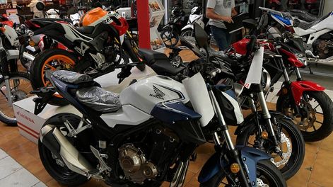 En abril patentaron 39.719 motos, un 18% menos con respecto al mes anterior. / Foto: Orlando Pelichotti / Los Andes