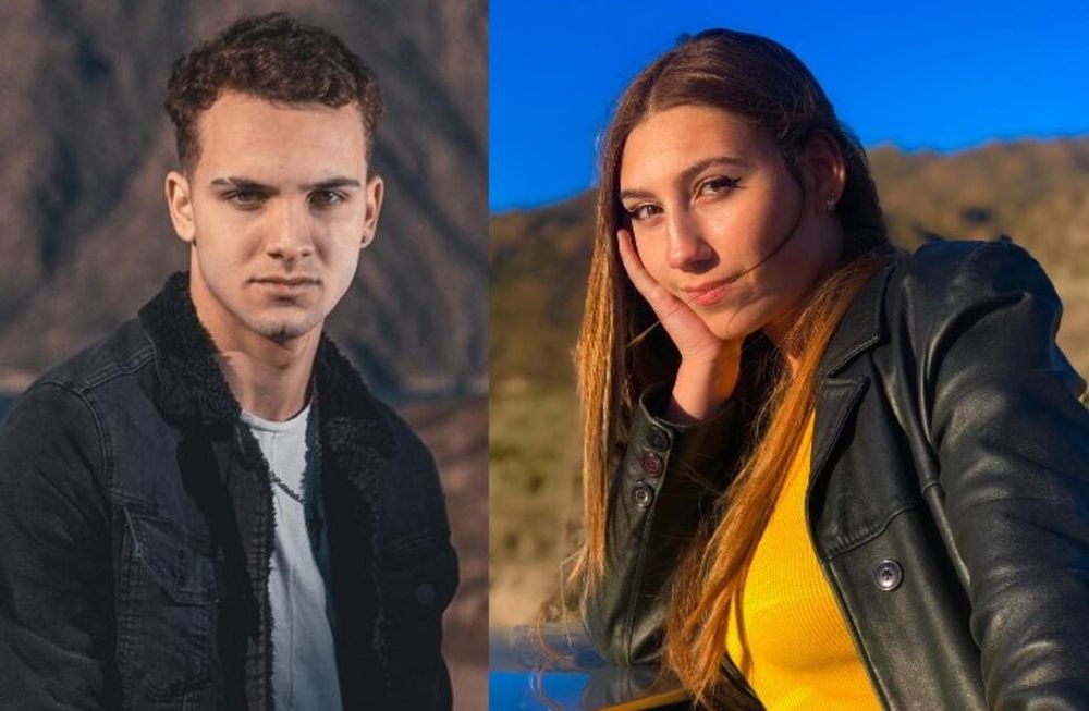 Luca Gagliardi y Julia Nazar, dos adolescentes que se saltearon el último año de secundaria.