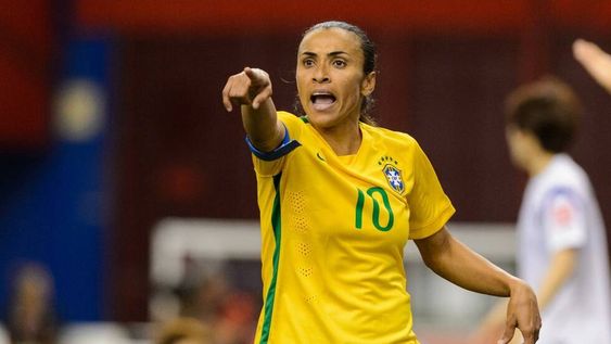La brasileña Marta, máxima goleadora en la historia de los Mundiales