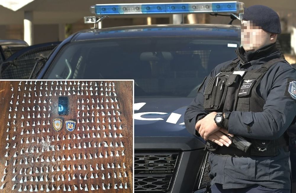 Cayó un dealer con 300 dosis de cocaína de máxima pureza que vendía en la calle en Las Heras. | Foto: Los Andes