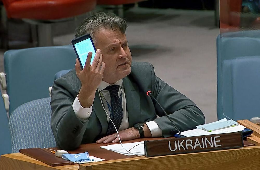 El embajador de Ucrania, Sergiy Kyslytsya, pidió ante el consejo de seguridad de la ONU que frenen la guerra.