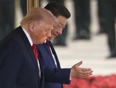 Donald Trump y Xi Jinping en China