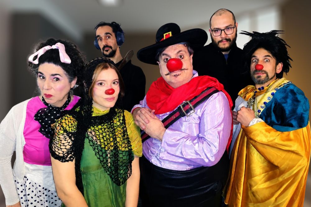 El elenco de Chapote de Bergerac.