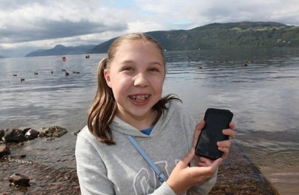 Una nena asegura haber sacado la mejor fotografía del monstruo del Lago Ness
