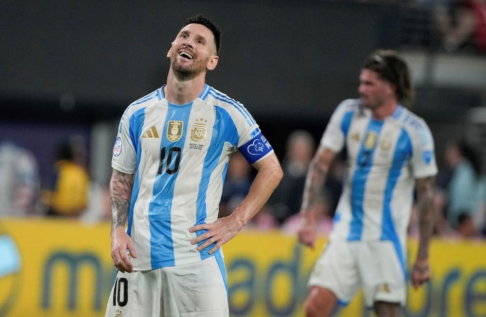 “Disfruto de todo lo que nos está pasando con la selección, con este grupo. No es fácil estar en otra final, destacó Lionel Messi tras el 2-0 a Canadá. (AP)