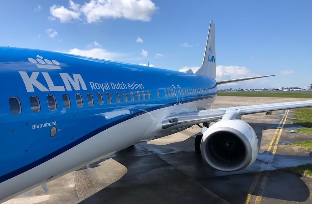 KLM, aerol&iacute;nea neerlandesa. (archivo)