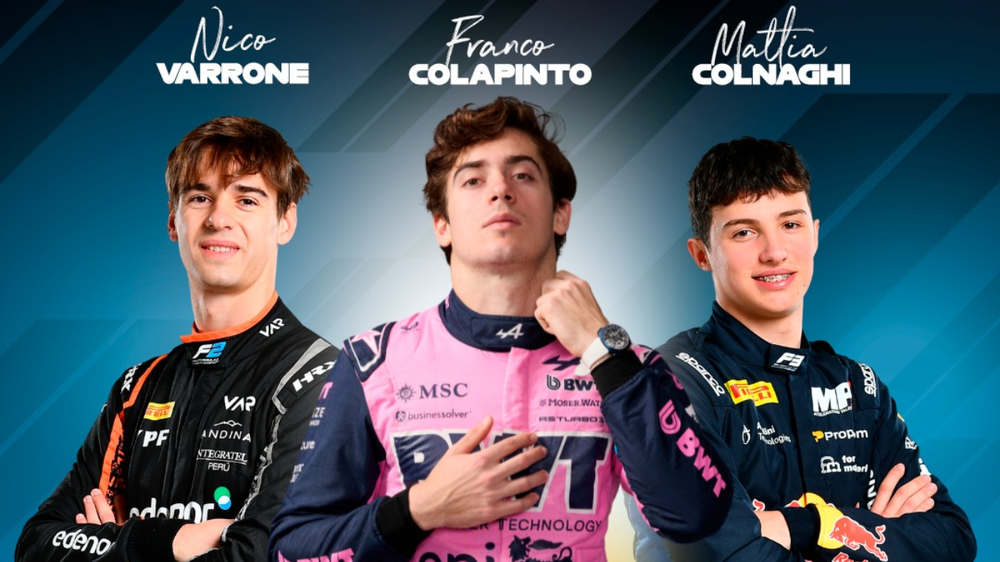 Triple presencia argentina en Australia: Colapinto en F1, Varrone en F2 y Colnaghi en F3