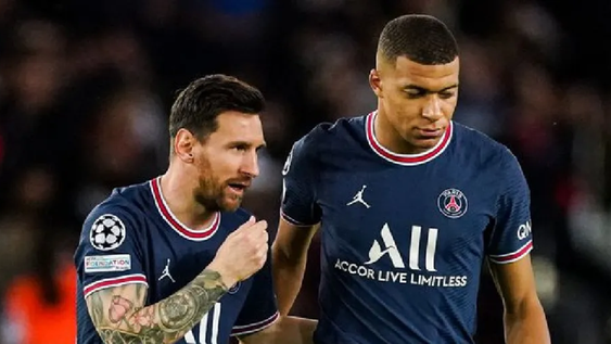Lionel Messi y Kylian Mbappé
