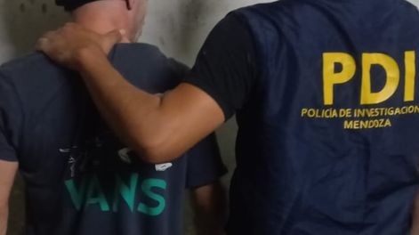 Los Andes | Luciano Andrés Coria Muratore, conocido en el ambiente delictivo como “El Porteño”. Gentileza Ministerio de Seguridad y Justicia.