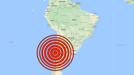 Un sismo de  5,4 sacude Chile y es el tercero en dos días