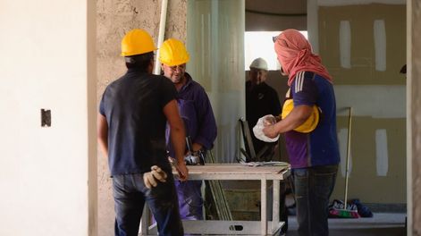 Trabajos en el Hospital Lencinas. Foto: Archivo Los Andes