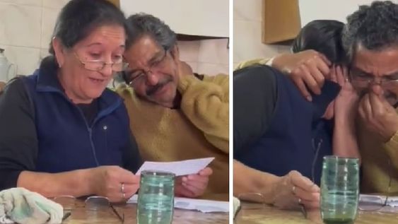 Un mendocino sorprendió a sus padres regalándoles entradas para ver a River y su reacción se hizo viral en TikTok. Foto: captura/@brianbordon10.