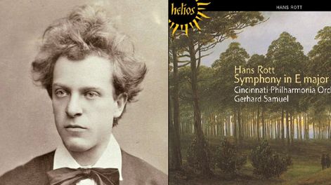 Los Andes | Rott y la portada de la primera grabación de su Sinfonía en Mi mayor.