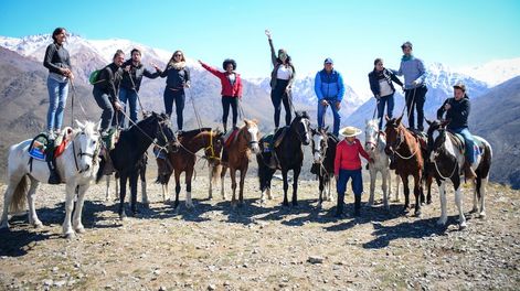 Cabalgatas en Tunuyán.