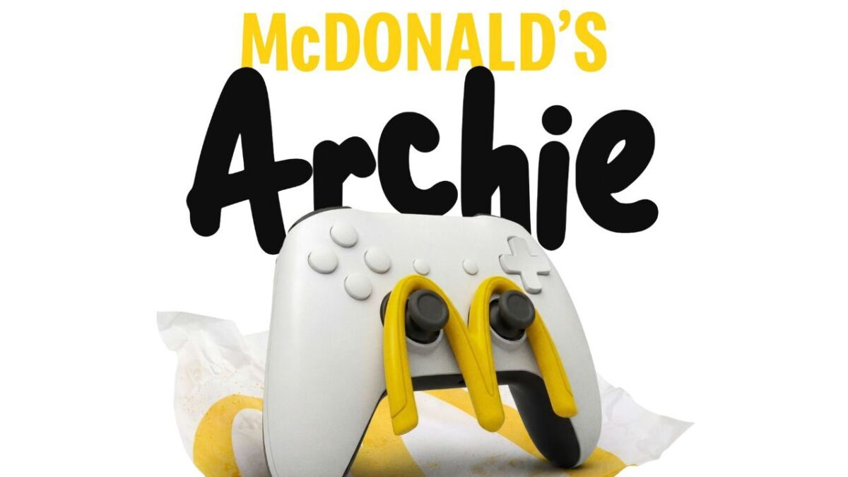 McDonald's sorprende con Archie, el accesorio gamer para comer sin dejar el joystick