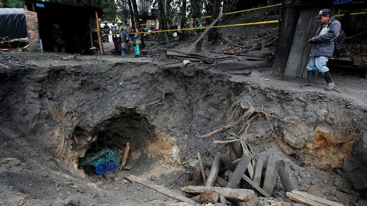 Tragedia en Colombia: nueve mineros murieron en una explosión en Cundinamarca