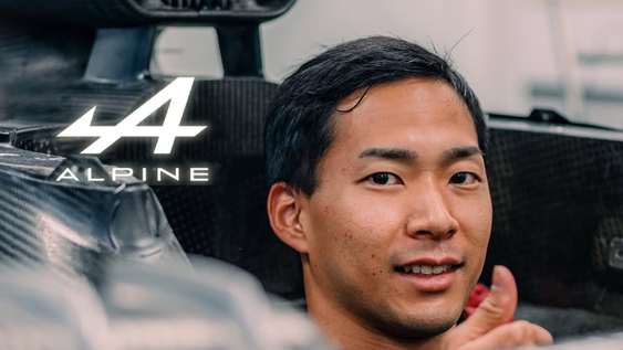 Ryo Hirakawa junto a Flavio Briatore, asesor ejecutivo de Alpine