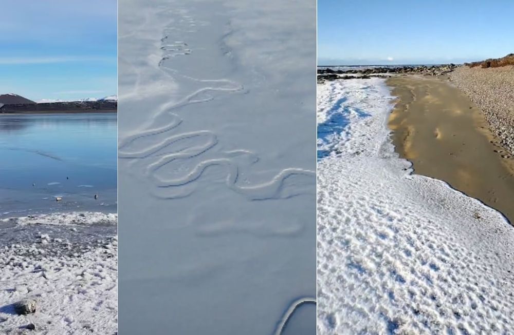 La ola de frío polar se siente en casi todo el país y ha congelado ríos y lagos.