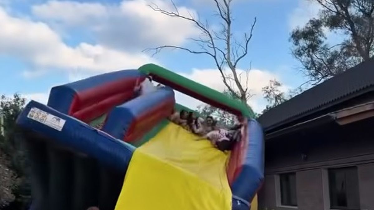 La despedida de soltera que casi termina en tragedia: se les dio vuelta un inflable y varias terminaron heridas