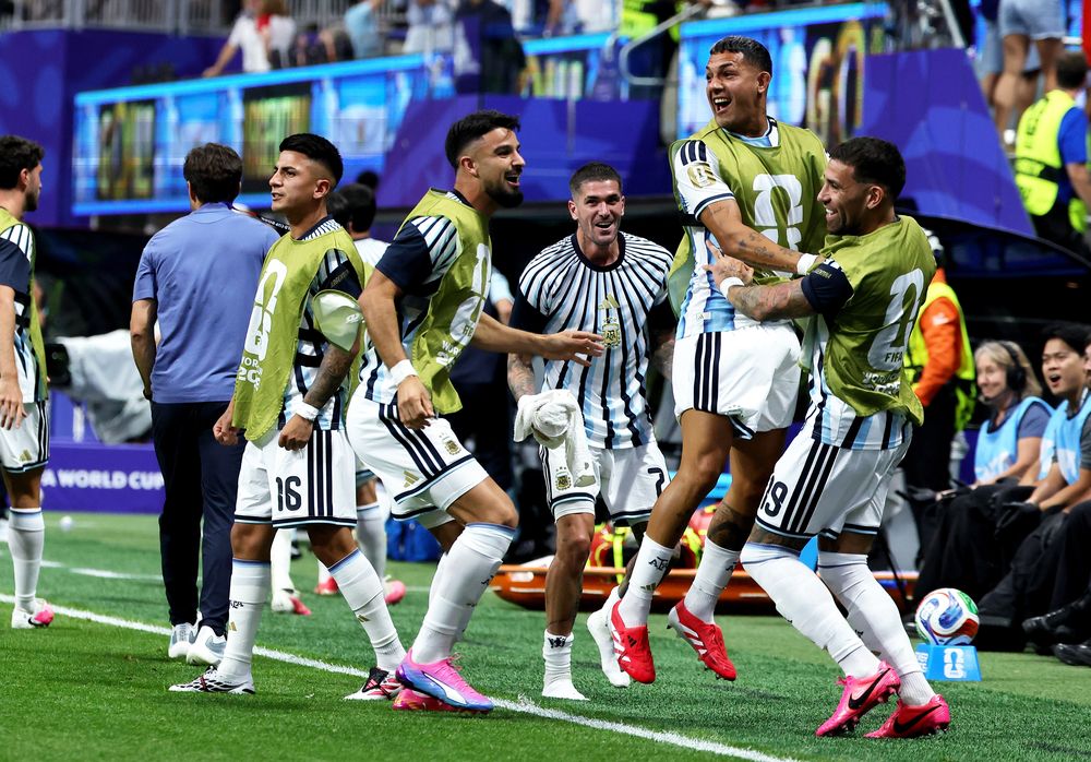El emocionante triunfazo de la Selección Argentina en las mejores fotos