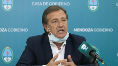 Rodolfo Suárez, gobernador de Mendoza. / Prensa Gobierno de Mendoza.