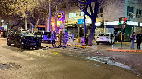Accidente fatal en calle Colón y Perú, Ciudad de Mendoza.