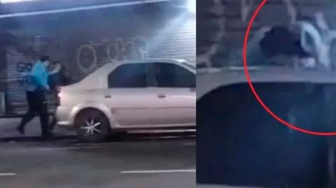 Un agente de la Policía de la Ciudad baleó a un hombre que intentó acuchillarlo. Captura: ámbito