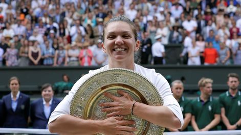 Halep venció a Serena Williams en la final de Wimbledon