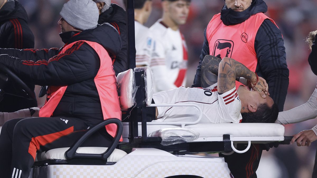 La enfermería de River crece: Montiel y Moreno salieron lesionados y son duda para la Sudamericana