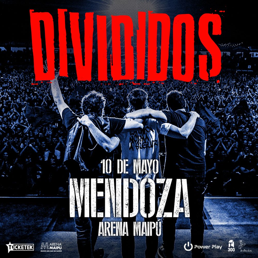 El próximo 10 de mayo, en el Arena Maipú.