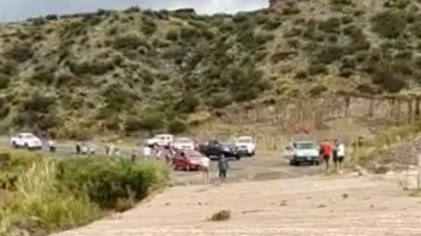 La Ruta 89 está cortada en varios lugares por la crecidas de los ríos y arroyos