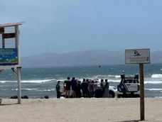 Operativo por joven argentino desaparecido. Pese al turismo, en La Serena la mayoría de las playas tienen bandera roja: no son aptas para el baño