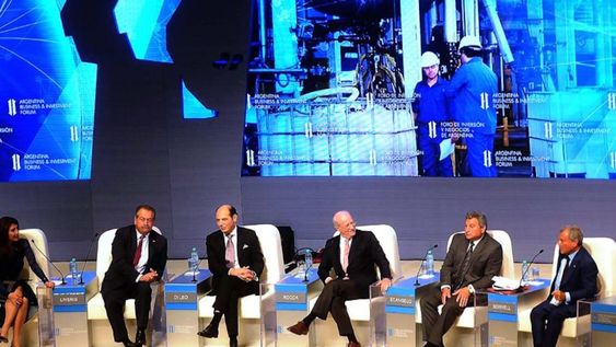 1° Foro de Inversiones y Negocios en Argentina, que con la participación de más de 1900 líderes de empresas de 65 países, se lleva a cabo en el Centro Cultural Kirchner (Télam).