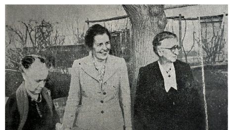 Los Andes | Mary Olive Morse (a la derecha) y Margaret Louise Collord (a la izq), en la foto junto a la historiadora Alice Houston ( al Centro). Foto: Junta de Estudios Históricos de Mendoza. Foto: Orlando Pelichotti