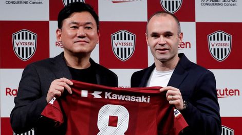 Andrés Iniesta puso la firma y es nuevo jugador del Vissel Kobe de Japón