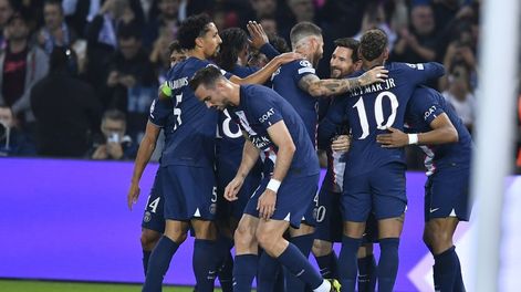 Messi anotó el primer gol para el PSG ante Maccabi Haifa. (Prensa PSG).