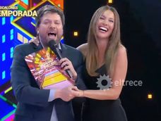 pampita condujo el primer programa de los 8 escalones: el paso de mando de guido kaczka y quienes la acompanan