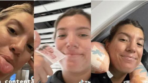 Lu Bigoni, es una argentina que fue deportada en Denver y se volvió en viral en TikTok cuando explicó el motivo de la deportación. Gentileza: Crónica.