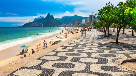 Copacabana en Río de Janeiro